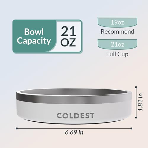 Coldest Dog Bowl (21 oz / Epic White)