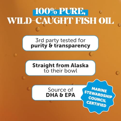 Vet Recommended Salmon Oil for Dogs and Cats (16oz)