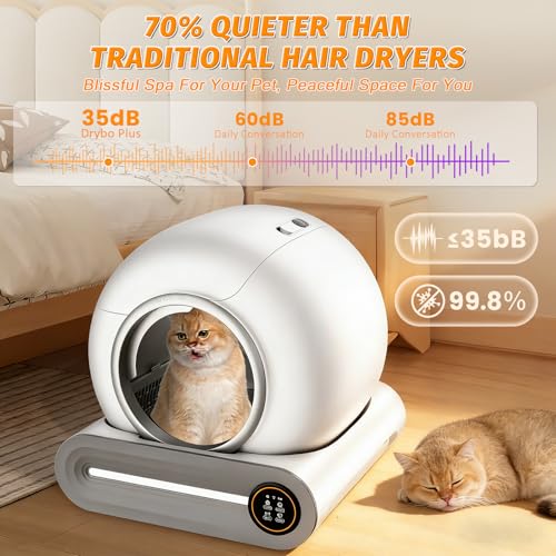 Self Cleaning Cat Litter Box (White)