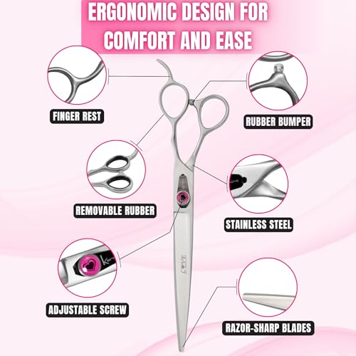Love Dog Grooming Shears (8.0" Straight)