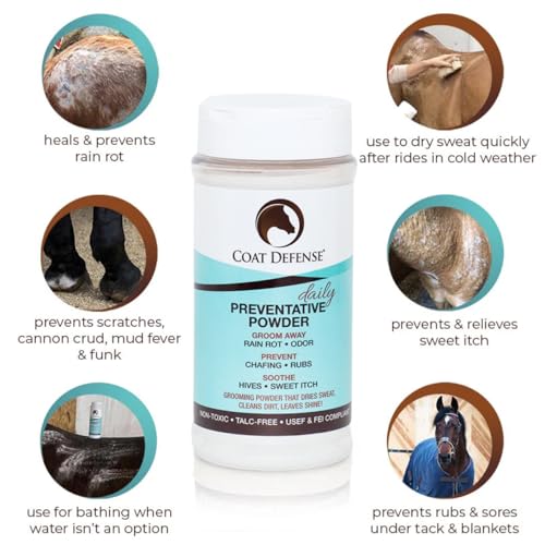 Daily Preventative Powder & Rain Rot Treatment for Horses (16 oz)
