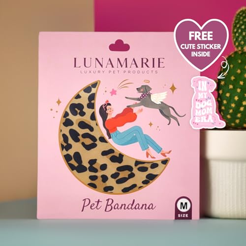 Luxury Dog Bandanas (Leopard / Small)