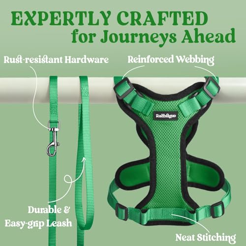 Cat Harness and Leash Set (Xs / Grass Green)