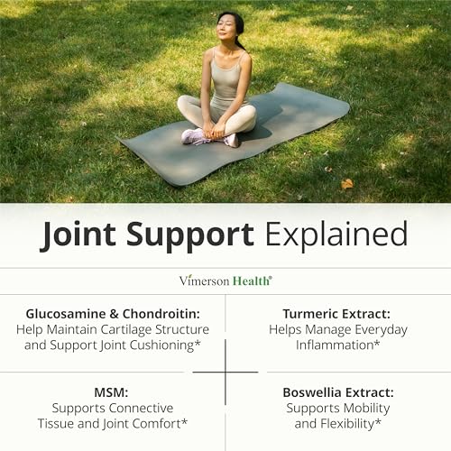 Glucosamine Chondroitin MSM Joint Support Supplement for Women & Men 2