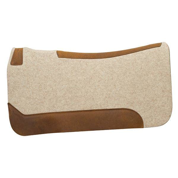 Wool Blend Felt Western Saddle Pad for Horses (30" L x 30" W - 1" Thick)