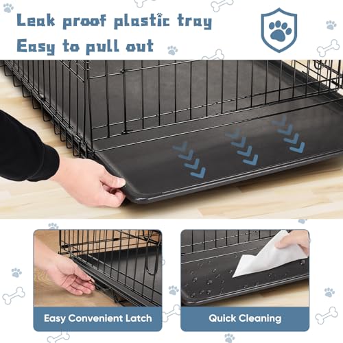 48 Inch Dog Crate (48.4"L x 30.0"W x 31.3"H)