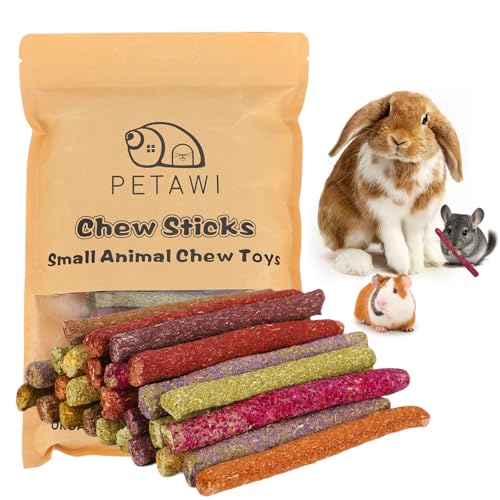 70PCS 10Flavors Bunny Chews Toys Sticks