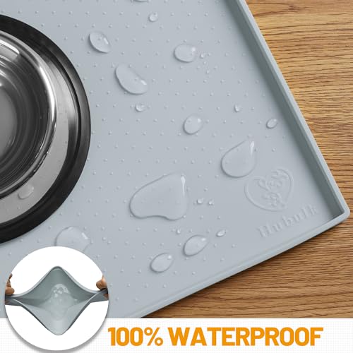 Dog Feeding Mat (Mist / 28"l X 18"w)