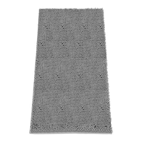 Absorbent Dog Door Mat for Muddy Paws (60"L x 30"W x 1" Th / Light Grey)