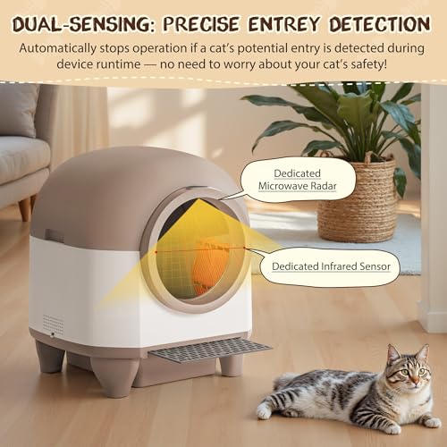Self Cleaning Litter Box (brown)