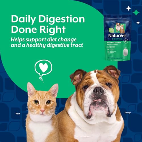 Digestive Enzymes with Pre & Probiotic for Dogs & Cats (10 Oz Powder)