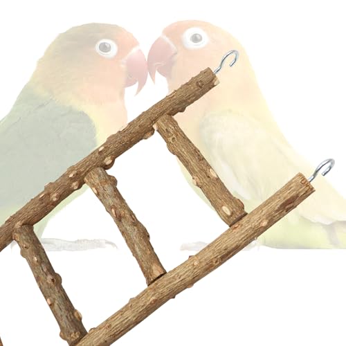 Natural Pepper Wood Parrot Ladder (15.7 × 3.9 Inch)
