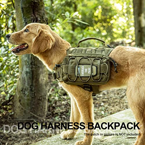 Dog Backpack for Medium & Large Dogs (Green / Medium)