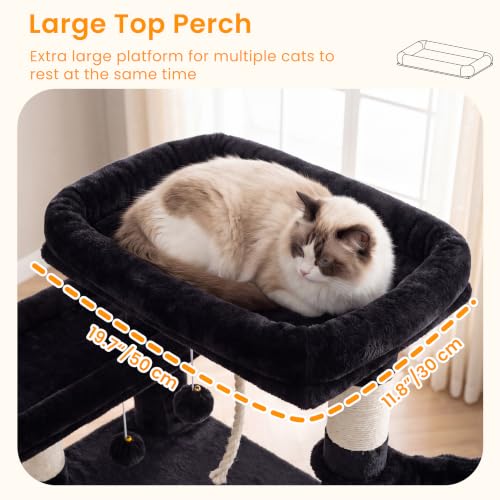 Tall Cat Tree 78 (Smoky Gray / 70 inch)