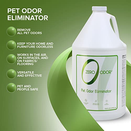 Pet Odor Eliminator Refill for Cat & Dog Urine (128 Fl Oz (Pack of 1))