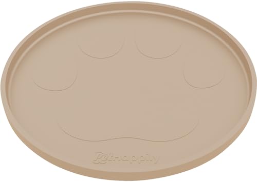 Dog Food Mat Round 10" (10" Round / Beige)