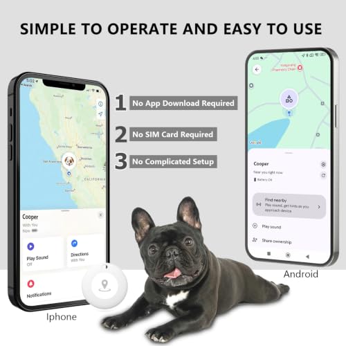 GPS Tracker for Dogs (Black / S(8.5''-13''))