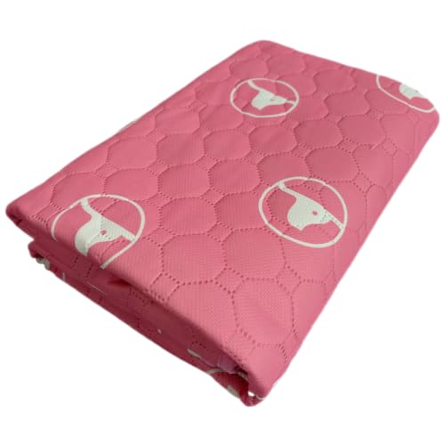 36"x36" Reusable Playpen Training Pad for Puppies (Pink White / 36"x36" (1 Pack))