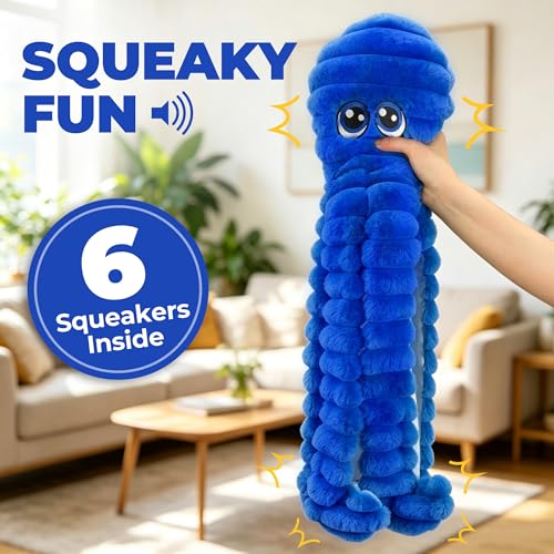 Squeaky Dog Toys for Large Dogs (Blue)