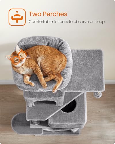 Cat Tree 59.5 (59.5 Inches / Light Gray)