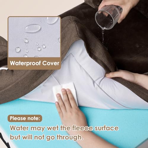 Orthopedic XXL Dog Bed (Brown / 48.0"l X 35.0"w X 8.0"th)
