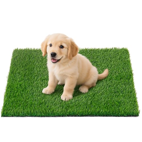 Artificial Grass Pee Pads for Dogs Puppy Potty Training to Pee and Poop (39.4" X 19.7")