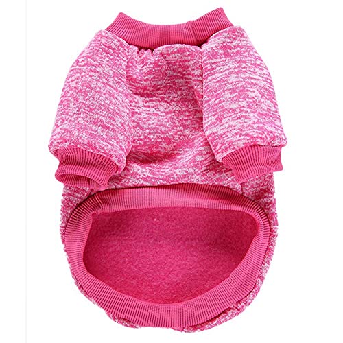Dog Sweaters for Small Dogs (Rose red / Medium)