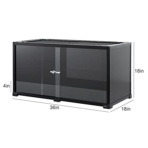 50 Gallon Reptile Tank (36"W X 18"D X 18"H (50 Gallon))