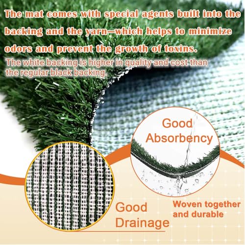 Dog Grass Pad with Tray 25"X20" (25"×20")