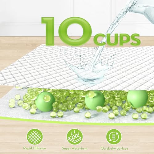 XXL Puppy Pads with Adhesive Tabs Leak (Extra Large-30x36in(40Ct))