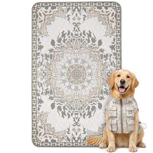 Washable Pee Pads for Dogs (Boho / 39" x 63" (1 Pack))