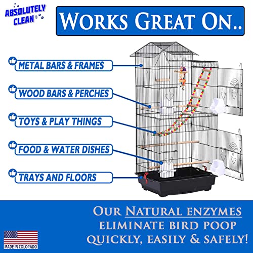 Amazing Bird Cage Cleaner and Deodorizer (1 Gallon (Pack of 1))