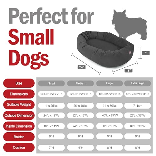 Suede Shredded Memory Foam Mix Calming Dog Bed Washable (Gray)