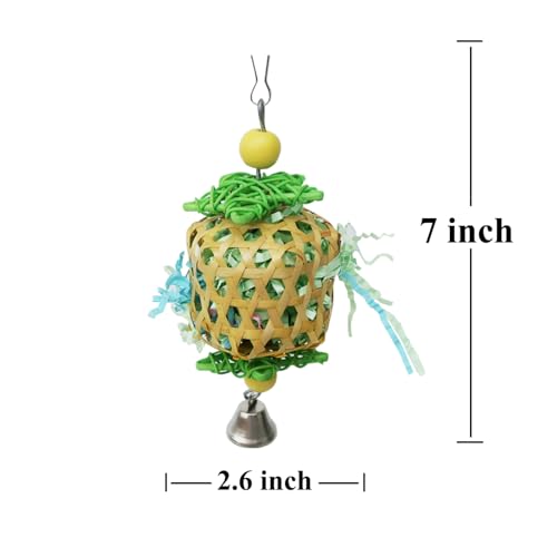 Bird Toys for Conures Parakeet (BellBall)