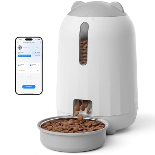 Automatic Cat Feeder with App (Grey)