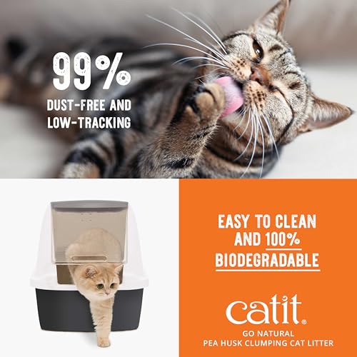 Go Natural Pea Husk Clumping Cat Litter (Vanilla)