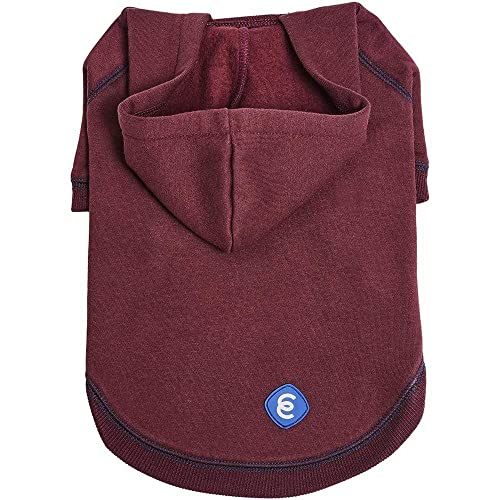 Essentials Hoodie (20 inch (Pack of 1) / Dog Hoodie - Burgundy Red)