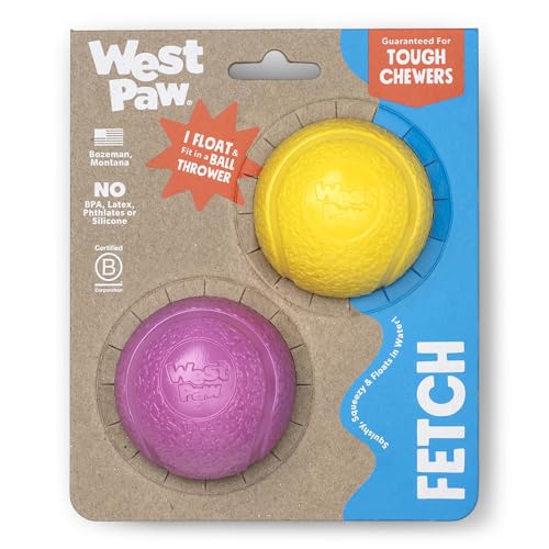 Boundr Ball Dog Fetch Toy (Small (Pack of 2) / Dandelion)