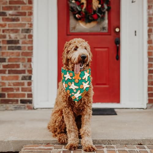 Christmas Dog Bandanas (Small / Christmas - Red, Green)