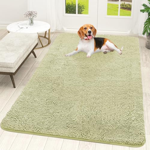 Dog Door Mat for Muddy Paws 59x35 (Vanilla / 59" X 35")