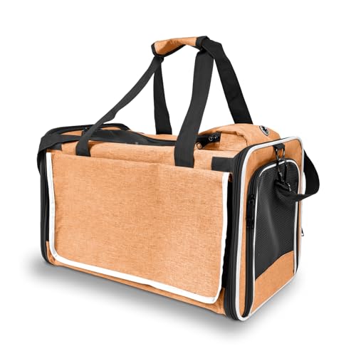 Dog Carry Bag Puppy (Muskmelon-Orange / 18.1"L x 11.8"W x 11.8"H)