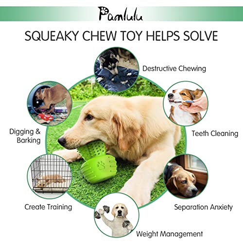 Dog Chew Toys & Teeth Cleaning Brush (For Large Dog / Grassgreen)