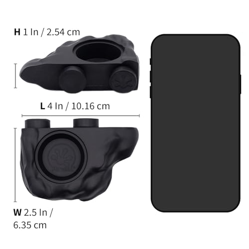 Silicone Gecko Feeding Ledge (Black)