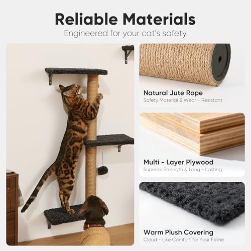 Cat Wall Shelves (Gray)
