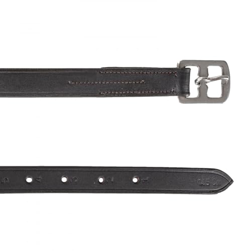 Genuine Stirrup Leathers for English Saddle (Dark Brown / 125)
