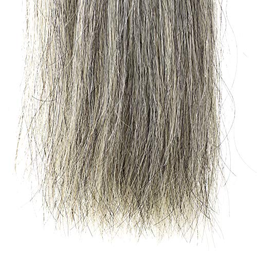Horse Tail Extensions with Braided Horsehair Loop (1/2 Pound (34"-36") / Med Gray)