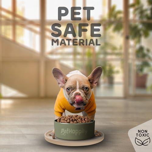 Dog Food Mat Round 10" (10" Round / Beige)