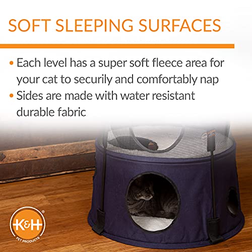 K&H Cat Tower (Classy Dark Denim / 3 Story)
