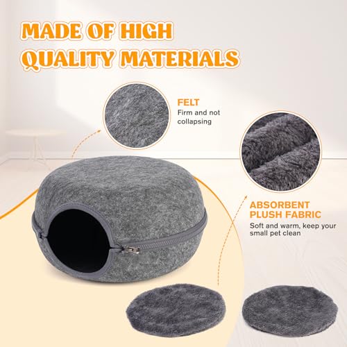 Guinea Pig Hideout (Dark Grey & Light Grey)