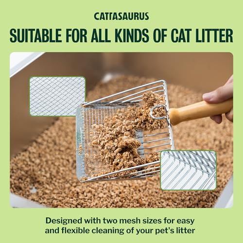 304 Stainless Steel Litter Box for Large Cats 30+ lbs (100% Stainless Steel (4 pack))